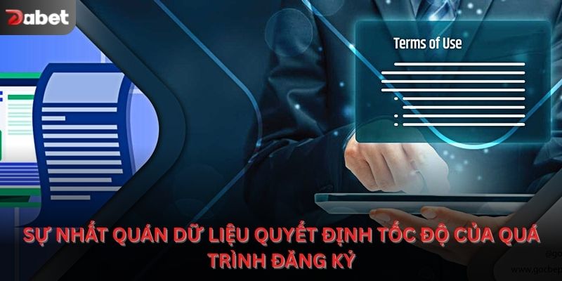 Sự nhất quán dữ liệu quyết định tốc độ của quá trình đăng ký